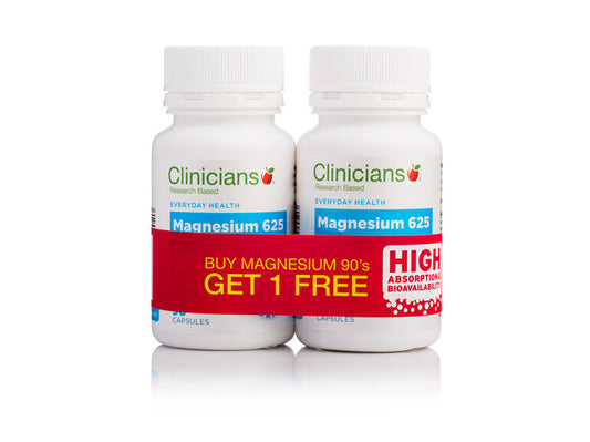 Magnesium 625 BUY ONE GET ONE FREE (90 Capsules)
