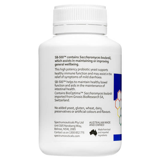 SB-500 Saccharomyces Boulardii (30 Capsules) - Requires a pharmacist consult to purchase, please call us on 09 442 1727