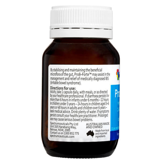 Pro8-Forte Probiotic (30 Capsules) - Requires a pharmacist consult to purchase, please call us on 09 442 1727