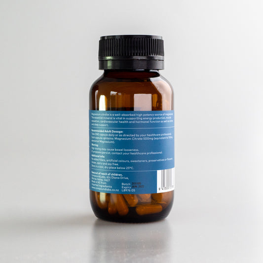 Magnesium Citrate 500mg (100 caps)