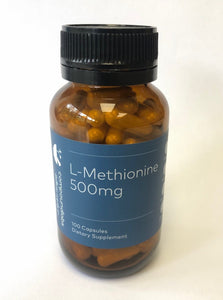 L-Methionine 500mg (100 Capsules)