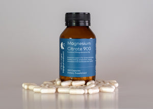 Magnesium Citrate - 900mg High Strength (100 Caps)