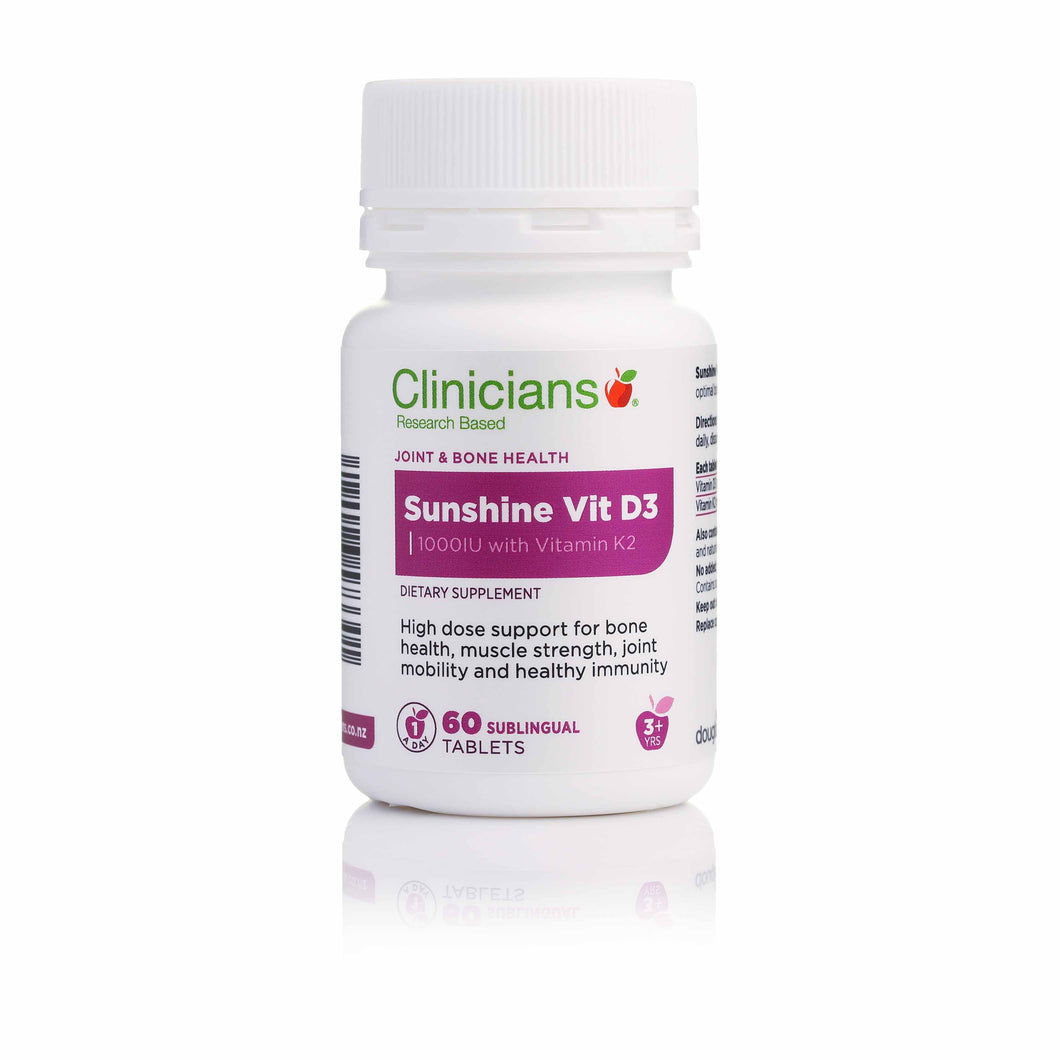 Vitamin D3 with Vitamin K2-Sunshine (60 Sublingual Tabs)